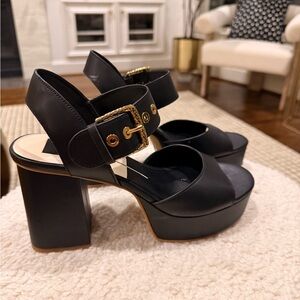 Dolce Vita Black Platform Heels